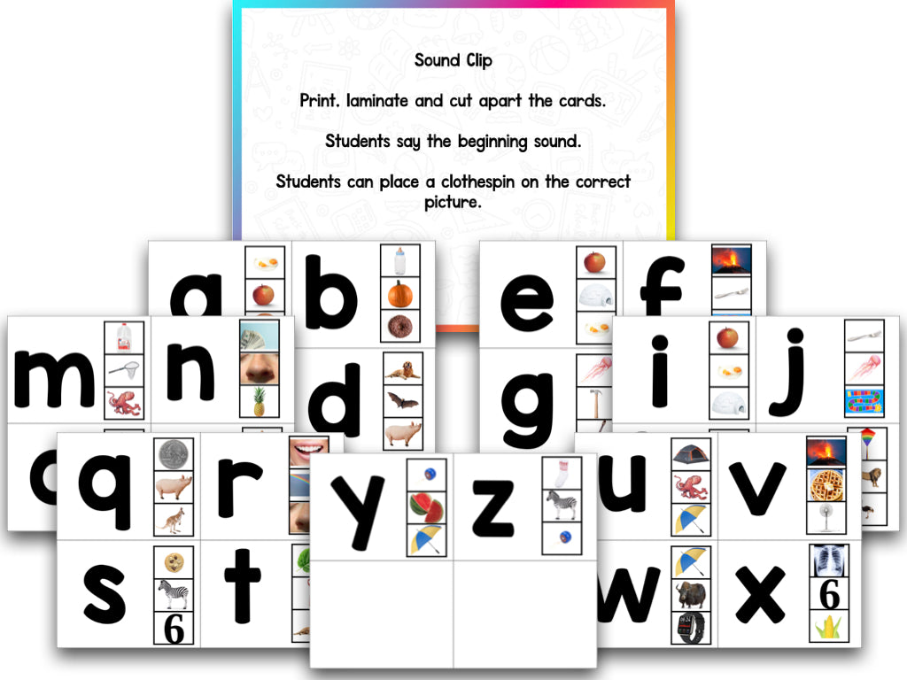 Science of Reading Letters & Sounds Centers