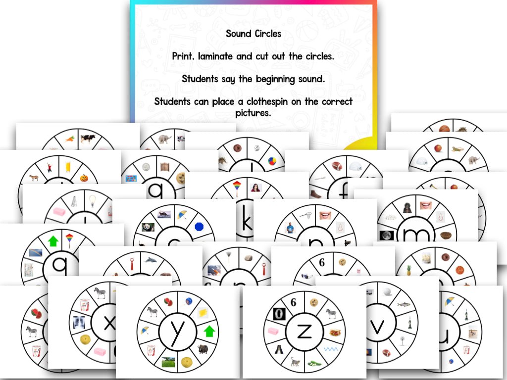 Science of Reading Letters & Sounds Centers