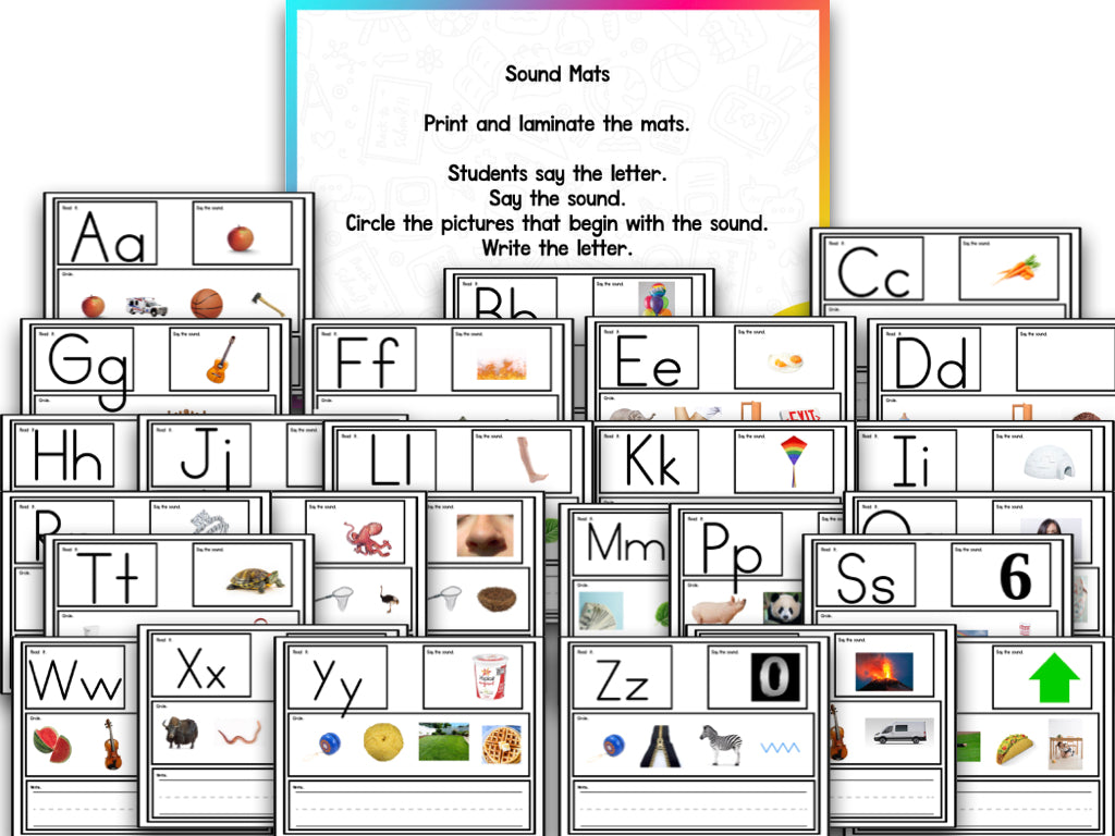 Science of Reading Letters & Sounds Centers