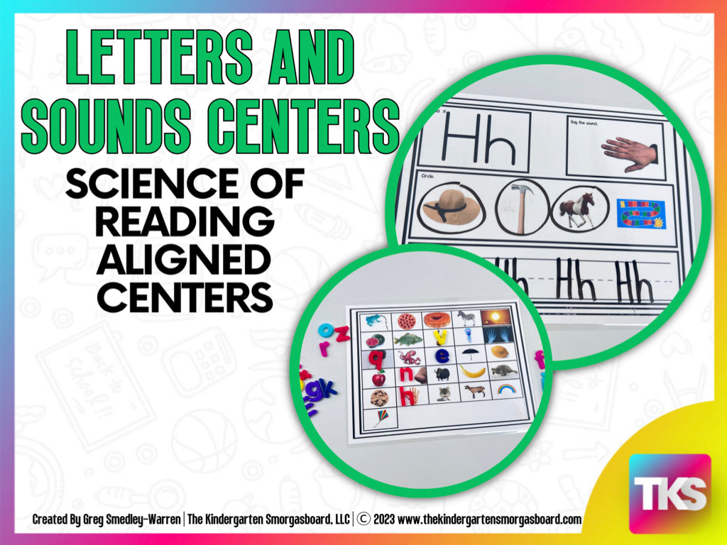 Science of Reading Letters & Sounds Centers