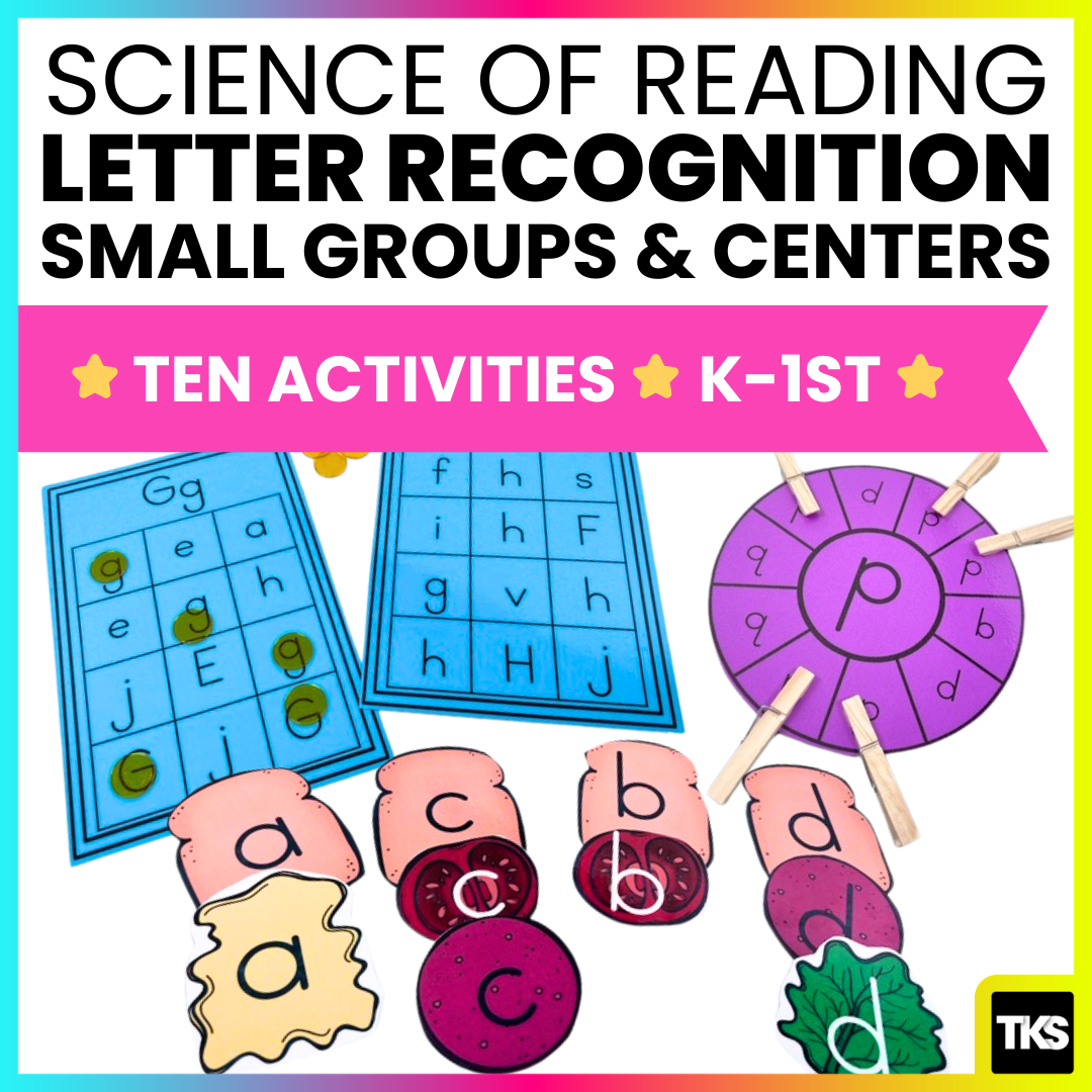 Science of Reading Letter Recognition Centers