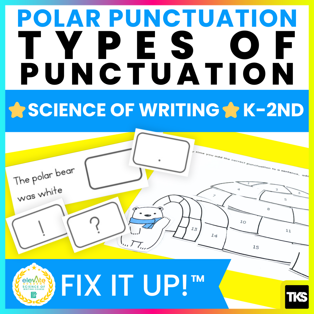 Fix It Up! Polar Punctuation - Punctuation Practice Activities