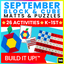 Build It Up! September Pattern Block & Counting Cube Mats