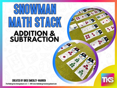 Snowman Math Stack - Add & Subtract