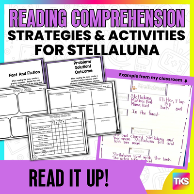 Stellaluna - Reading Comprehension Strategies & Activities - Read It Up!