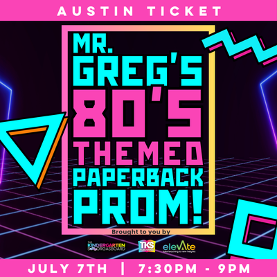 Mr. Greg's 80s Themed Party - AUSTIN TICKET