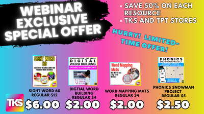 Webinar Exclusive - Tackling The Sight Word Dilemma