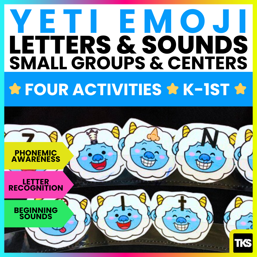 Yeti Emoji Letters and Sounds