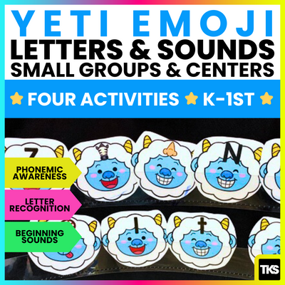 Yeti Emoji Letters and Sounds