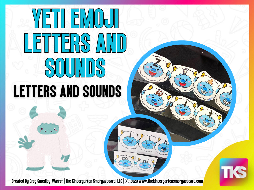 Yeti Emoji Letters and Sounds