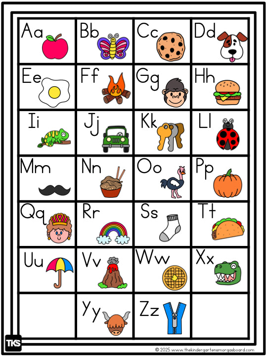 Alphabet Chart