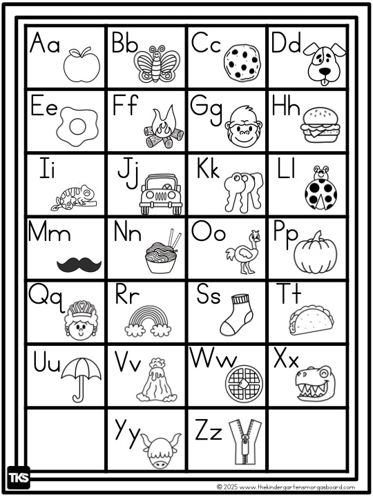 Alphabet Chart