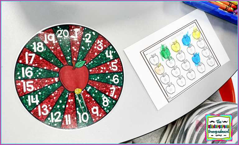 Apple Numbers & Counting Puzzles & Spinners