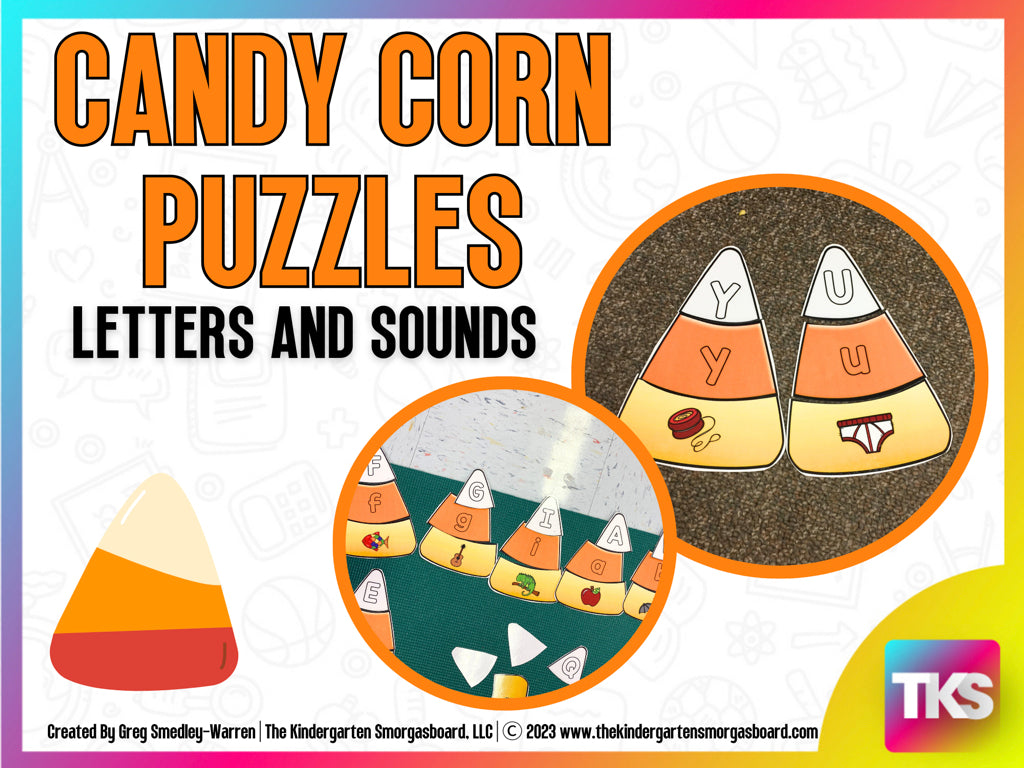 Candy Corn Letters and Sounds