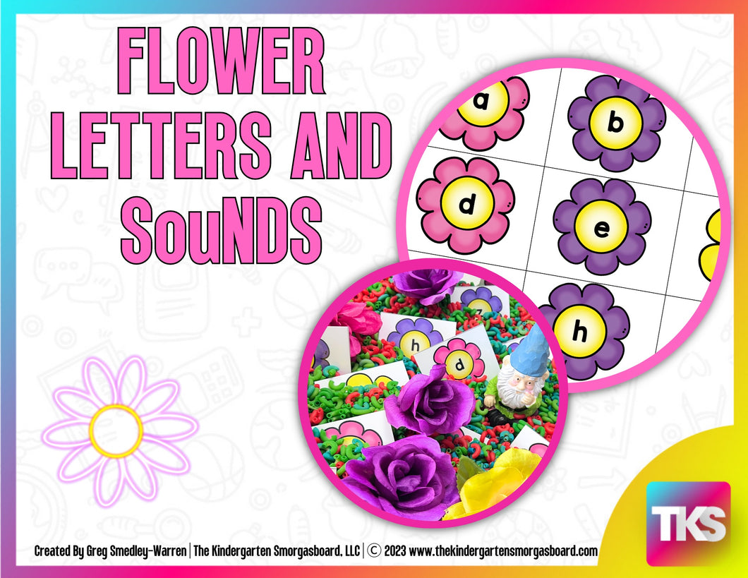 Flower Letters & Sounds Matching