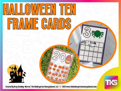 Halloween Ten Frame Cards