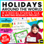 Christmas And Holidays Around the World: An Editable  Research and Writing Project PLUS Centers!