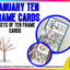 January Ten Frame Cards