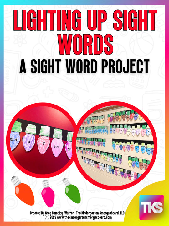 Lighting Up Sight Words Editable