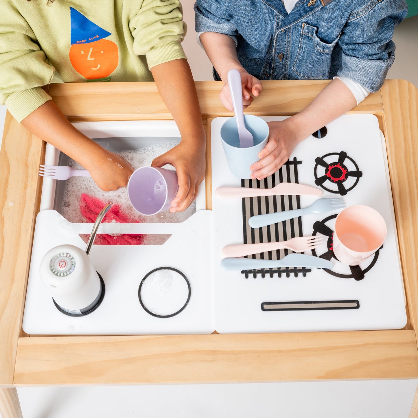 Sensory Table + Play Kitchen Kit