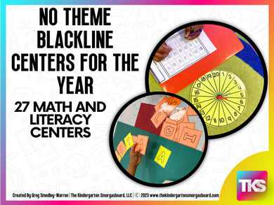 No Theme Blackline Centers