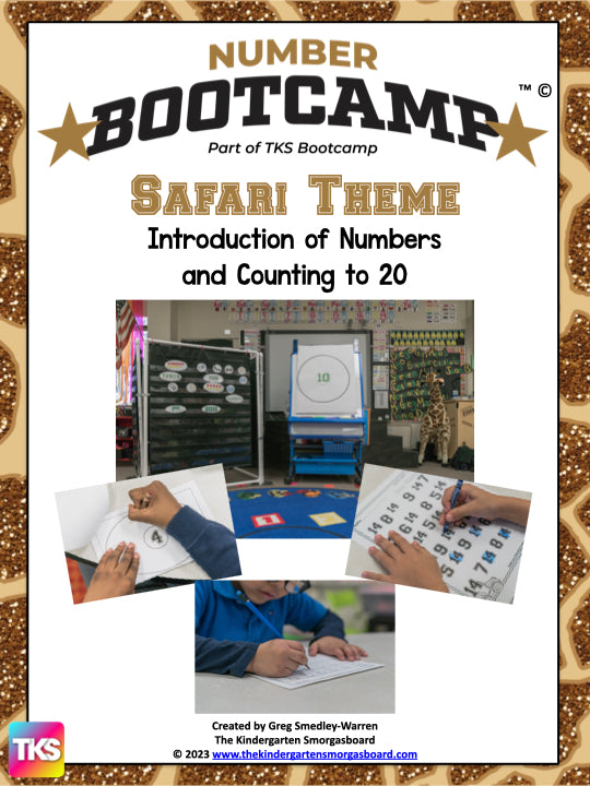Number Board for counting 1-20