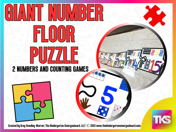 GIANT Numbers and Counting Puzzles!