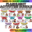 Flashlight Activities For The Year! Growing Bundle! 288 Activities!