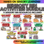 Sensory Bin Activities For The Year! Year Long Bundle! 341 Activities!