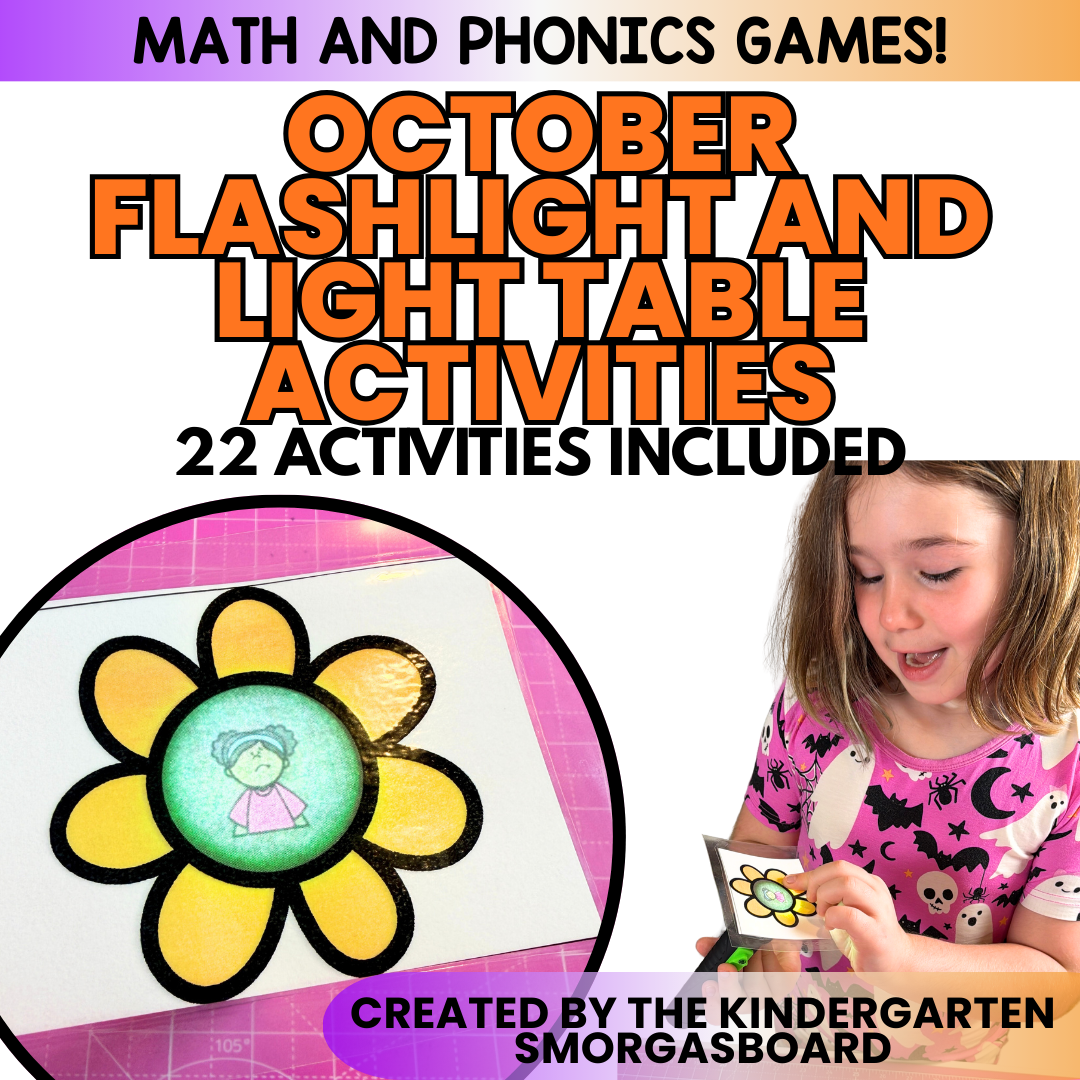 Flashlight Activities: October Flashlight Games And Light Table Activities