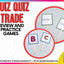 Quiz Quiz Trade: Letters, Sounds, Numbers, and Counting