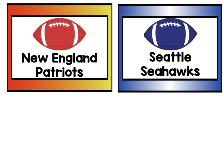 Super Bowl Graphing FREEBIE!