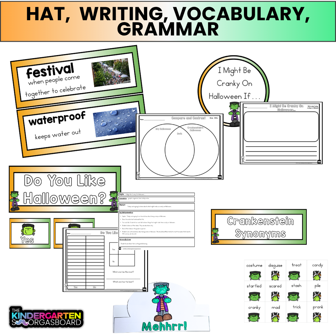 Crankenstein Trick or Treat: Halloween And Fall Comprehension