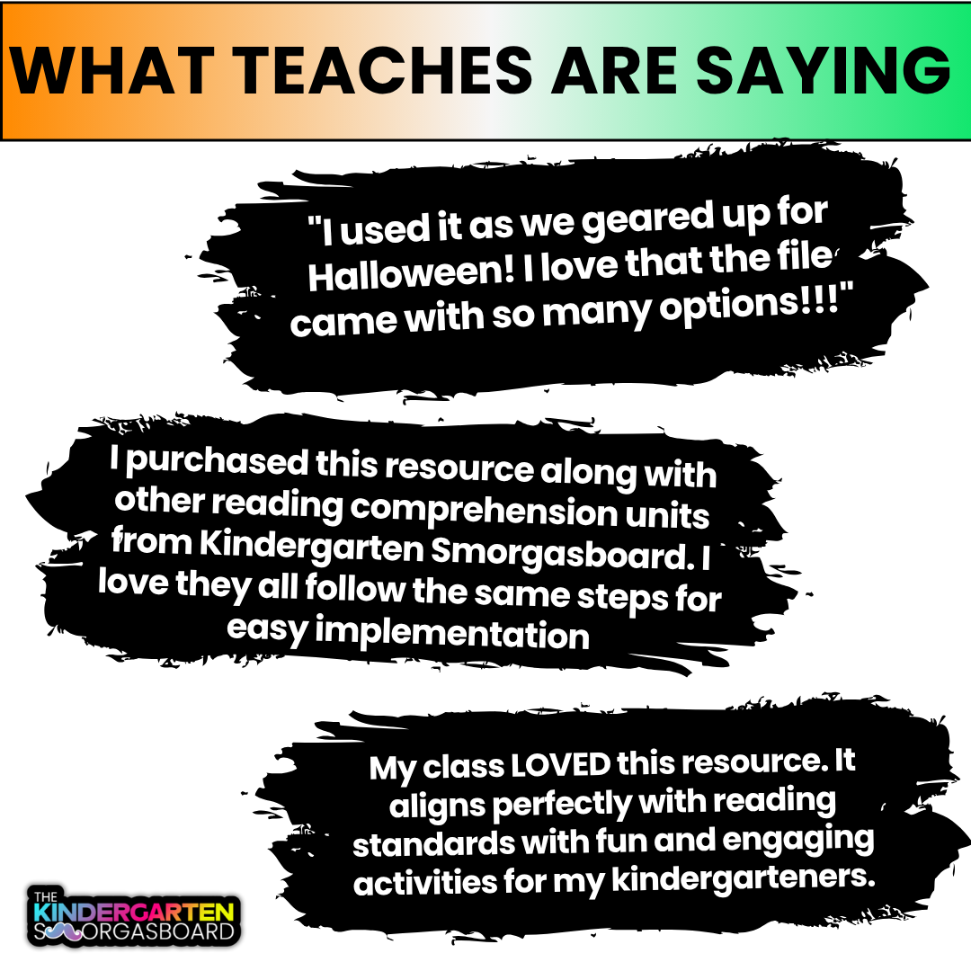 Crankenstein Trick or Treat: Halloween And Fall Comprehension