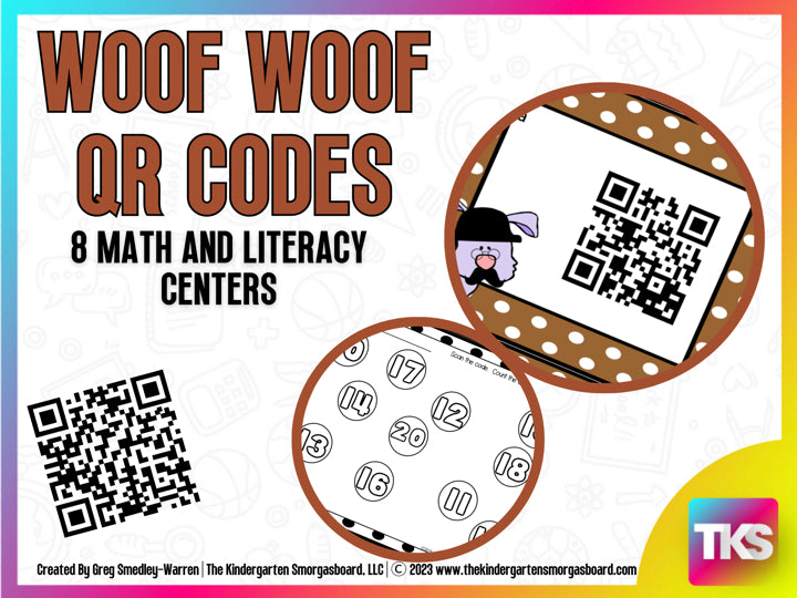 Woof! Woof! QR Codes for Math and Literacy