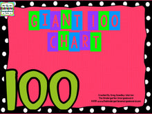 Giant 100 Chart FREEBIE!