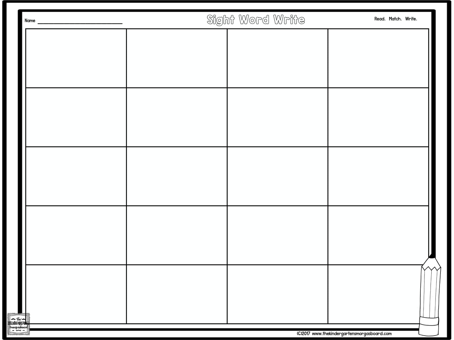 Snowman Sight Words Game