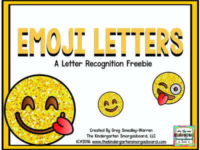 Emoji Letters FREEBIE!