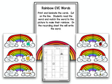 Rainbow Math & Literacy Centers