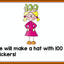 100th Day of School Emergent Reader