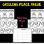 Summer Blackline Math and Literacy Centers
