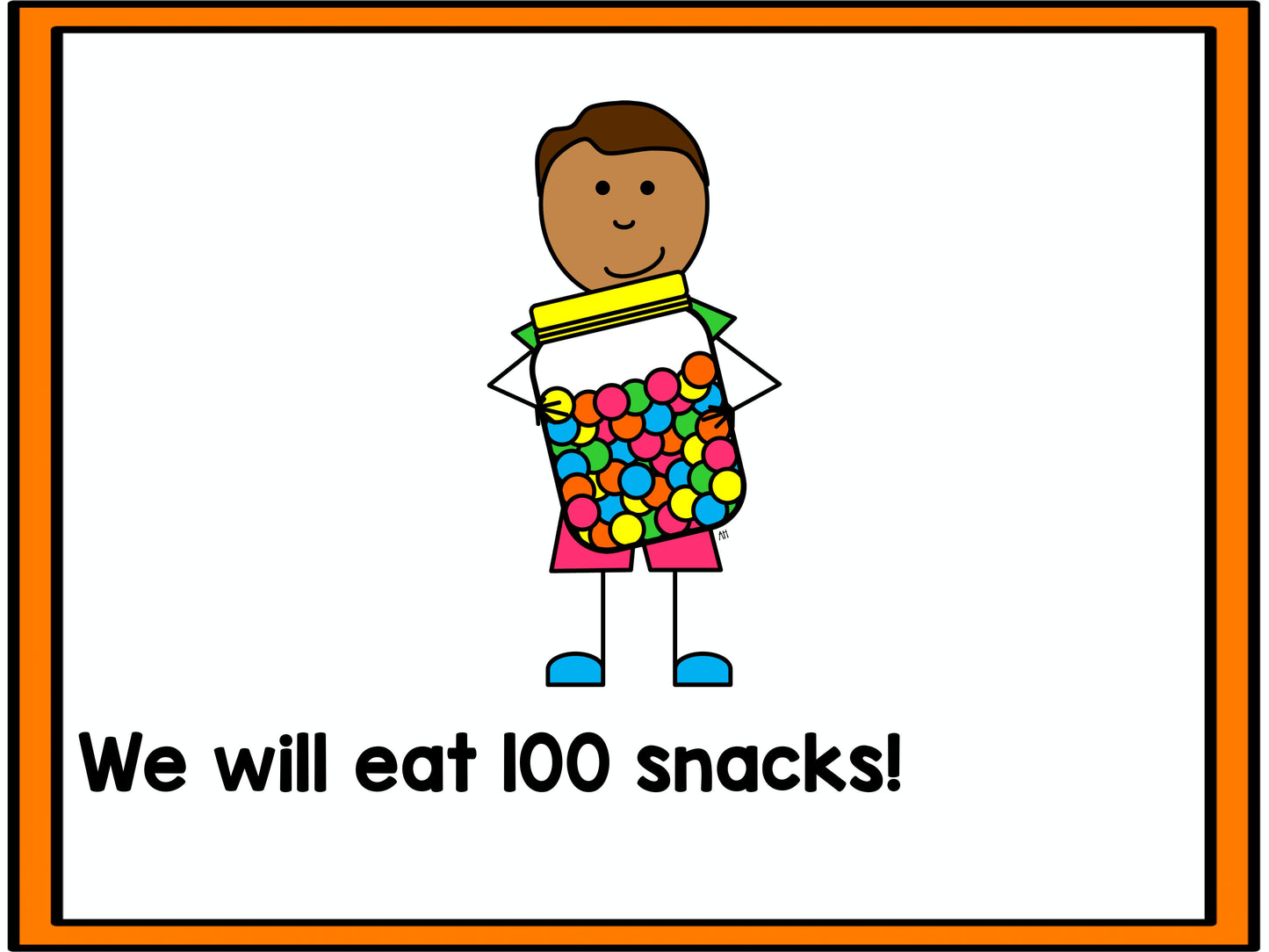 100th Day of School Emergent Reader