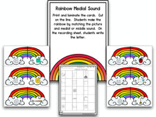 Rainbow Math & Literacy Centers