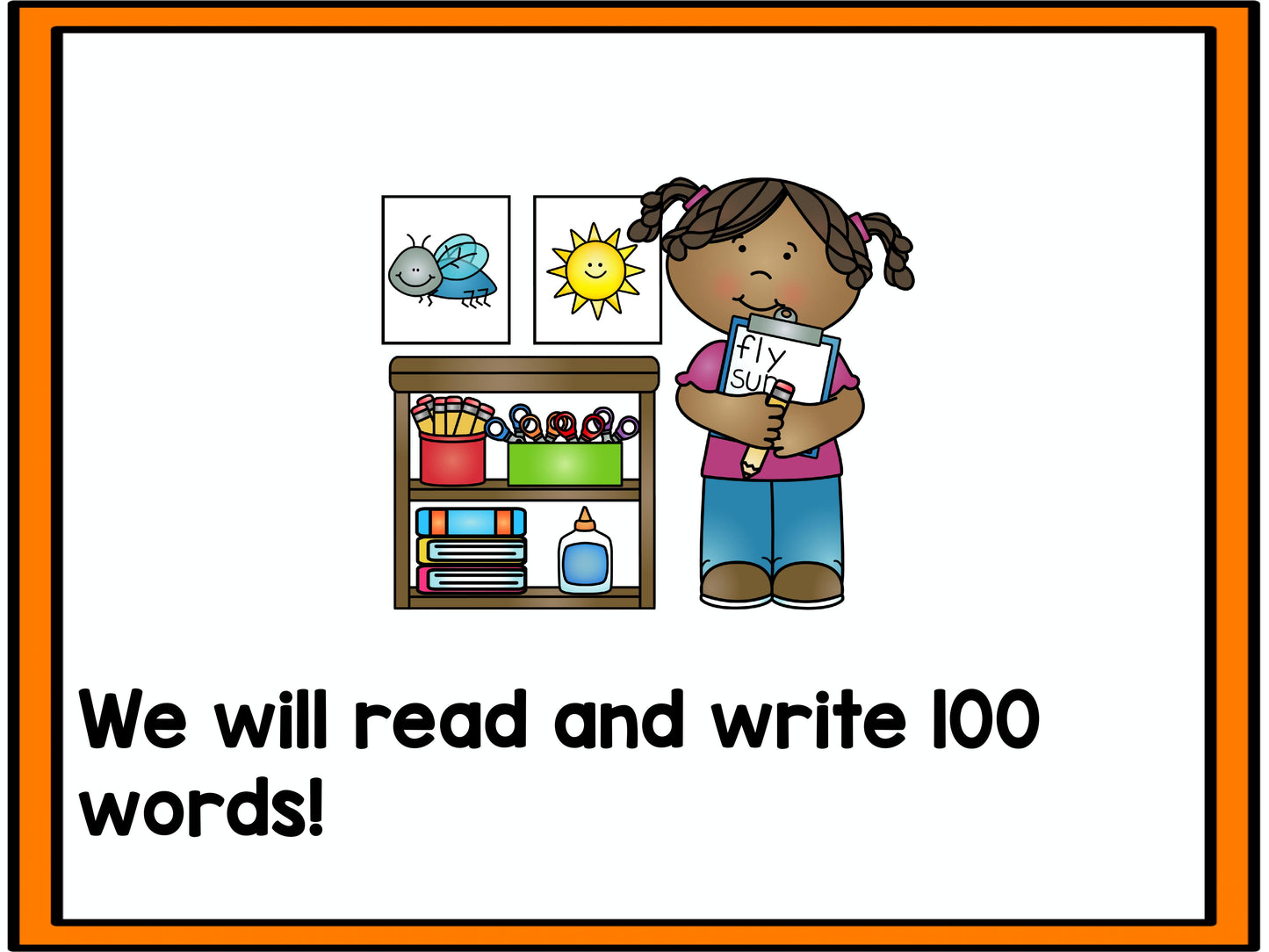 100th Day of School Emergent Reader