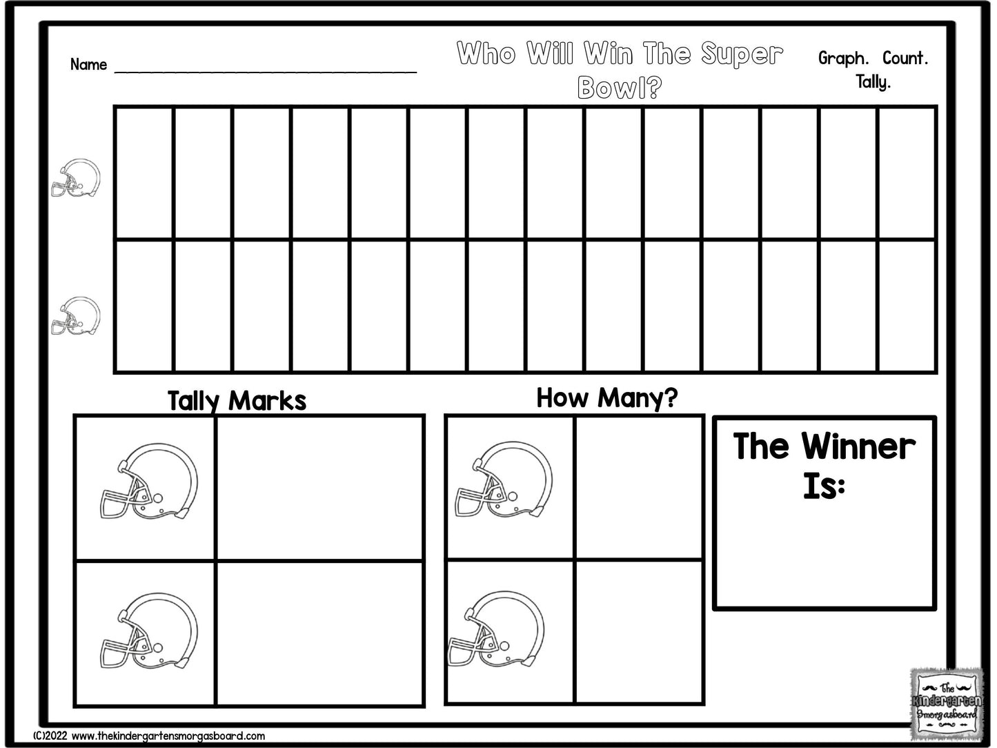 Super Bowl Graphing FREEBIE!