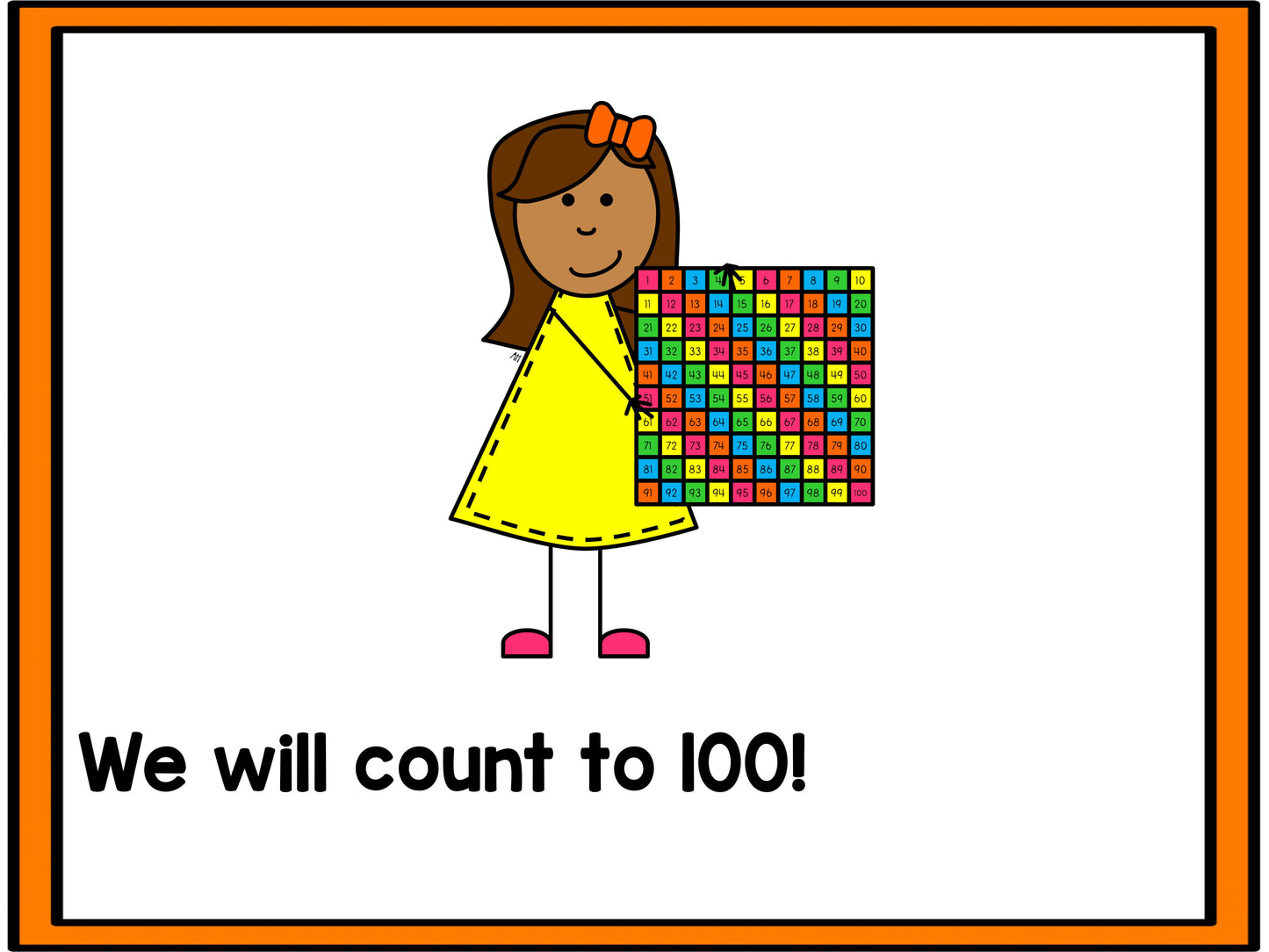 100th Day of School Emergent Reader