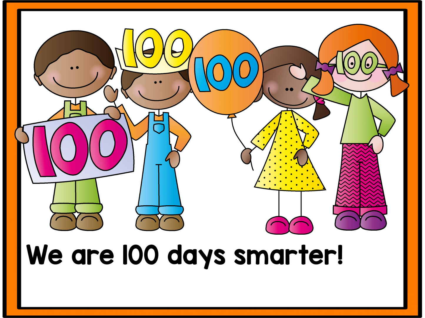 100th Day of School Emergent Reader