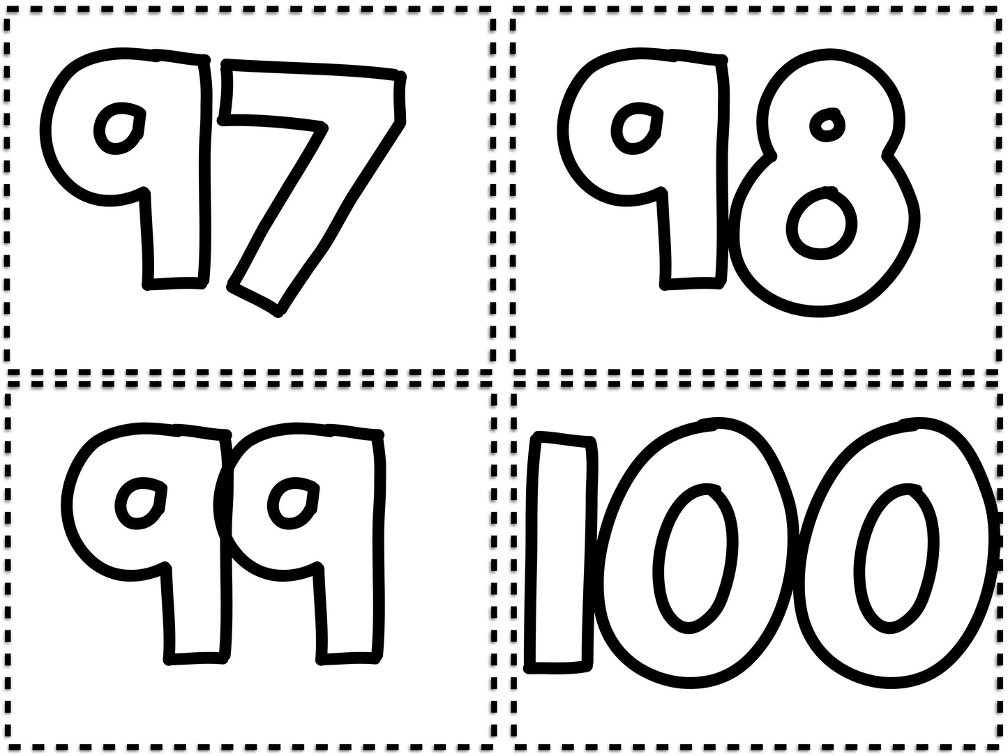 Giant 100 Chart FREEBIE!