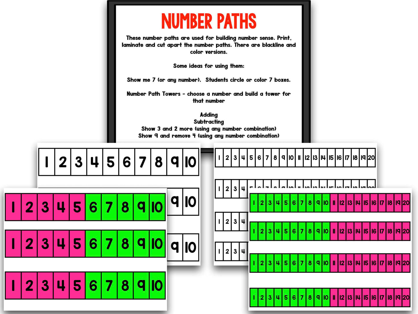 Small Group Math & Literacy Tools Bundle