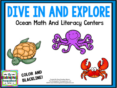 Ocean Math and Literacy Centers
